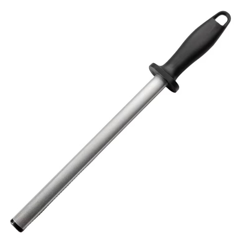 Kaamut® Professional Sharpening Steel - Diamond coating - Oval - ABS handle - For all knives up to 62 HRC