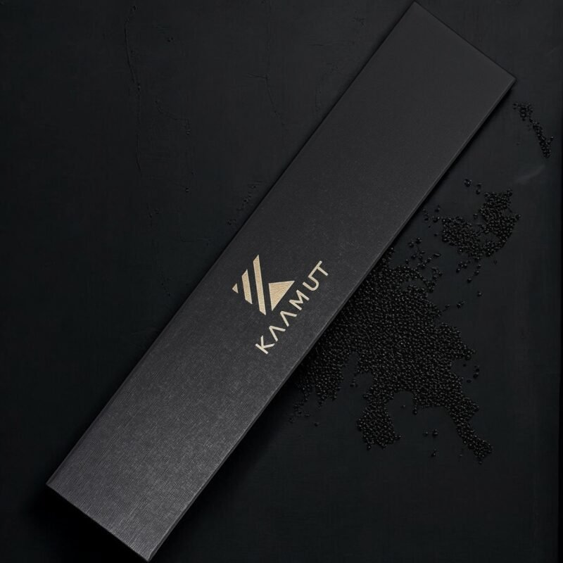 KAAMUT® - Kensei Series – Professional Japanese Chef’s Knife –  Black Damascus Steel with Copper Finish – Razor Sharp - Image 4