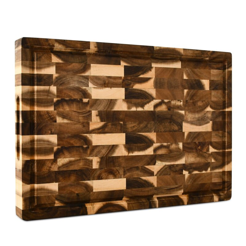 KAAMUT® - Professional Cutting Board - Acacia End Grain - 40x27.5x3.5 CM - Luxury Gift Box