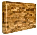KAAMUT® End Grain Cutting Board 45 × 30 × 4 cm – FSC Teak Wood