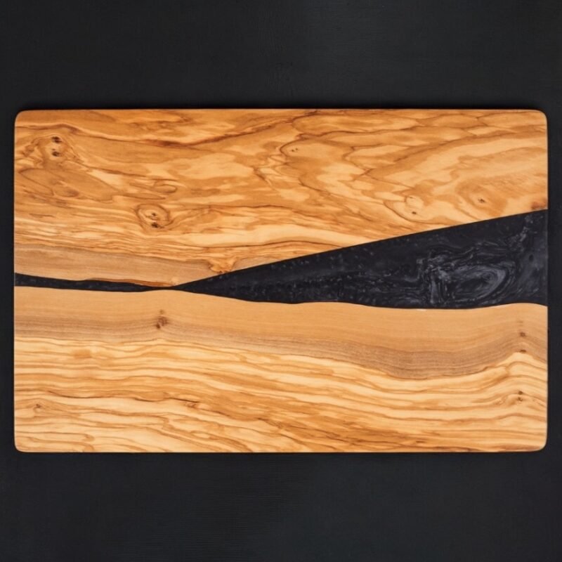 KAAMUT® - Cutting Board - Obsidian Epoxy & Olive Wood - Premium Kitchen Board - Image 2