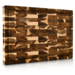 KAAMUT® End Grain Cutting Board 40 × 27.5 × 3.5 cm – FSC Acacia Wood