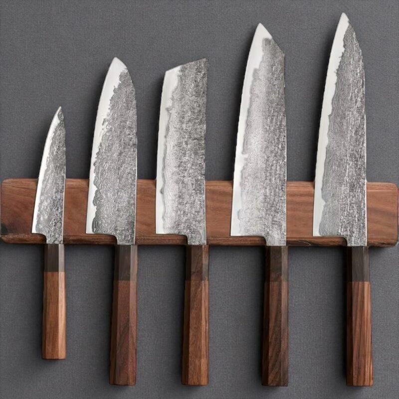 67-Layer Damascus Steel Chef’s Knife – 8" | Japanese Kitchen Knife – Special Edition 2025 | Sandalwood & Ebony Handle – KAAMUT® - Image 5