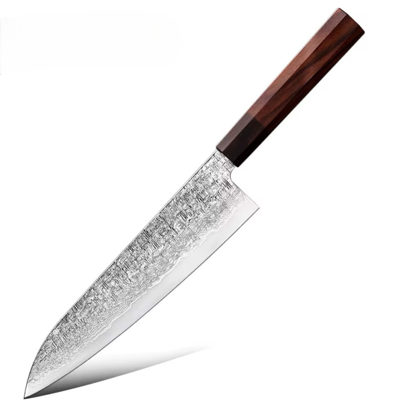 67-Layer Damascus Steel Knife Set – 6 Pieces | Japanese Chef’s Knives – Special Edition 2025 | Sandalwood & Ebony Handle – KAAMUT® - Image 8