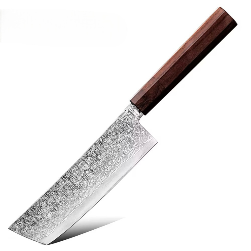 67-Layer Damascus Steel Knife Set – 6 Pieces | Japanese Chef’s Knives – Special Edition 2025 | Sandalwood & Ebony Handle – KAAMUT® - Image 7