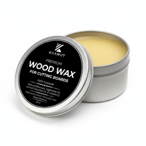 KAAMUT® Premium Cutting Board Wood Wax – 100% Food-Safe – Protective & Restorative – 80 ml