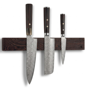 KAAMUT® Magnetic Knife Holder 40 cm – Wenge Wood – Extra Strong Knife Magnet