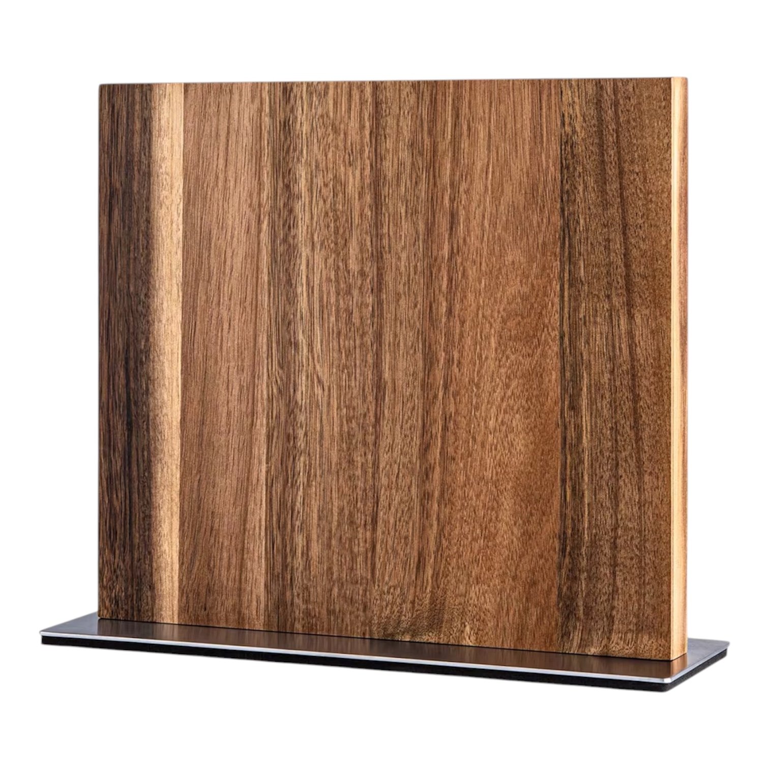 KAAMUT® Magnetic Knife Holder – Acacia Wood – Stainless Steel Base – Holds 5–7 Knives - Image 6