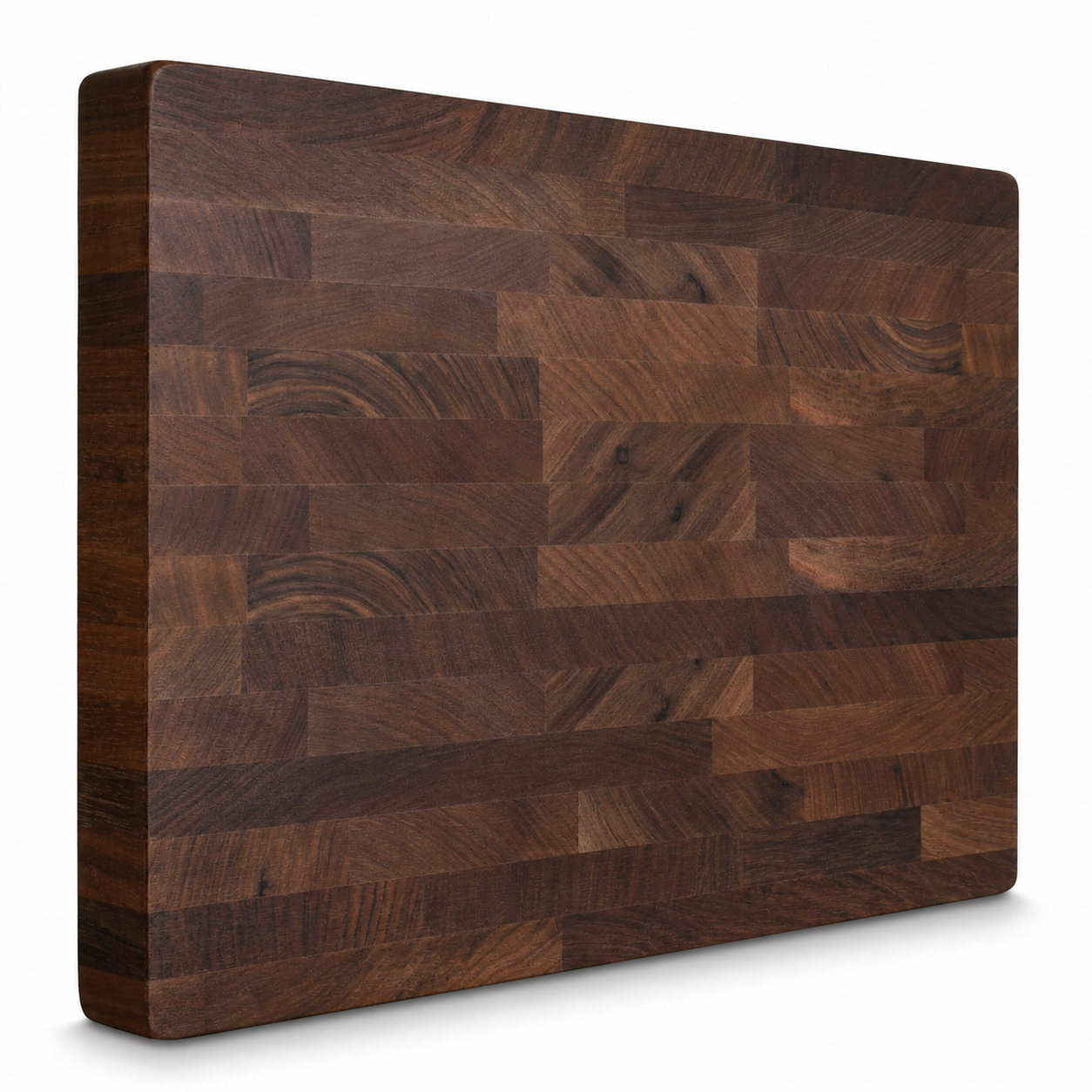 KAAMUT® End Grain Cutting Board 45 × 30 × 4 cm – Flat Surface – North American Black Walnut