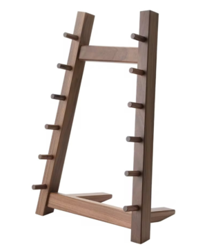 KAAMUT® Knife Rack for 6 Knives – Solid North American Black Walnut