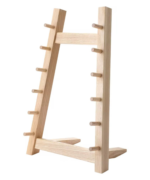 KAAMUT® Knife Rack for 6 Knives – Solid Ash Wood